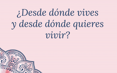 ¿Desde dónde vives?